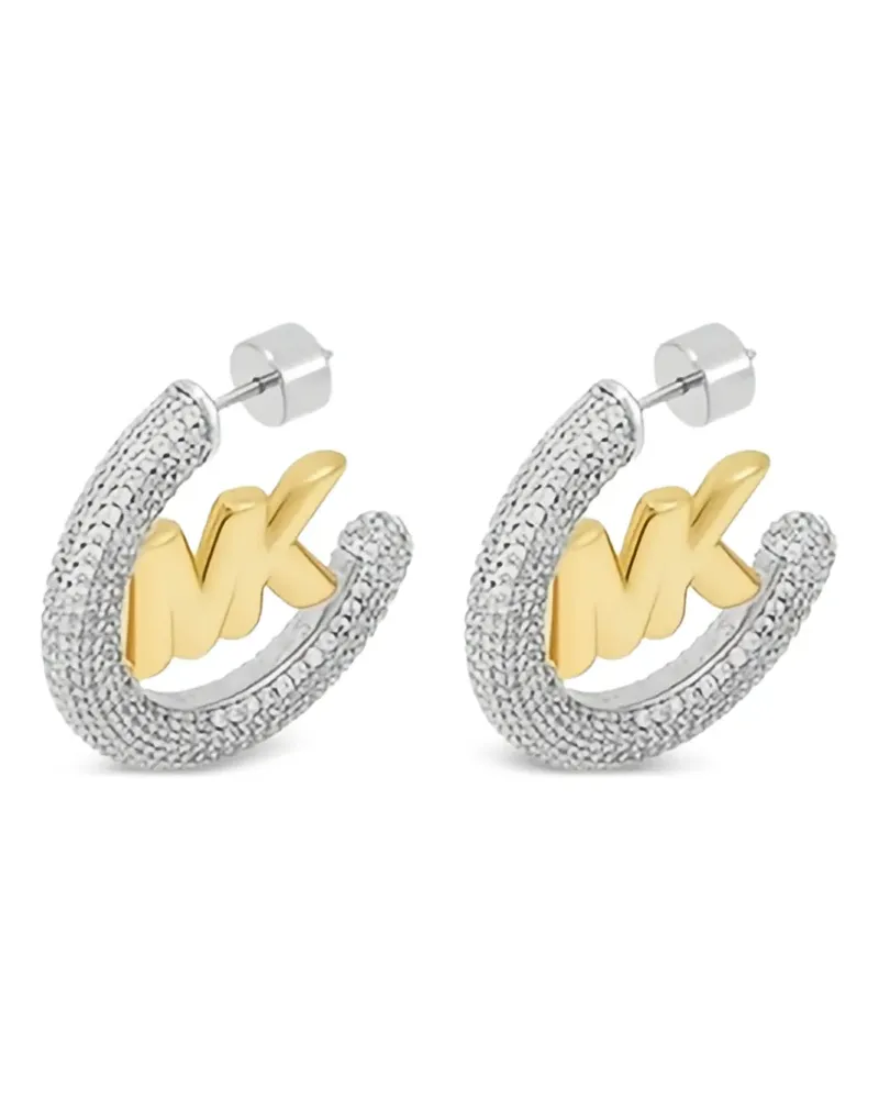 Michael Kors logo-embellishment earrings - Silber Silber