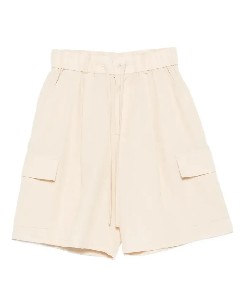 IMPERIAL drawstring cargo shorts - Nude Nude