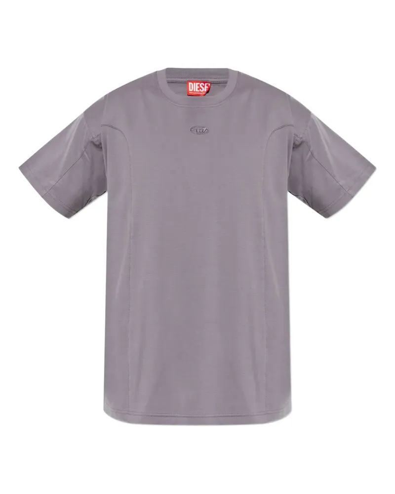Diesel T-Norm-Int logo T-shirt - Grau Grau
