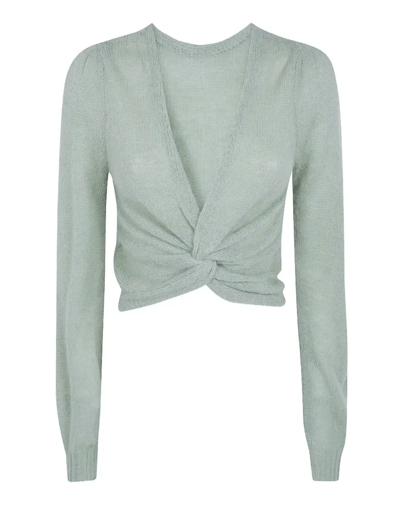 Twin-Set Pullover mit verdrehtem Detail - Grün Grün