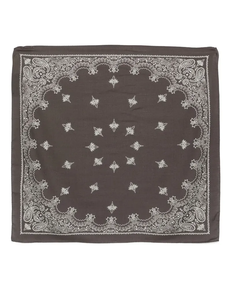 CENERE GB Bandana mit Paisley-Print - Braun Braun
