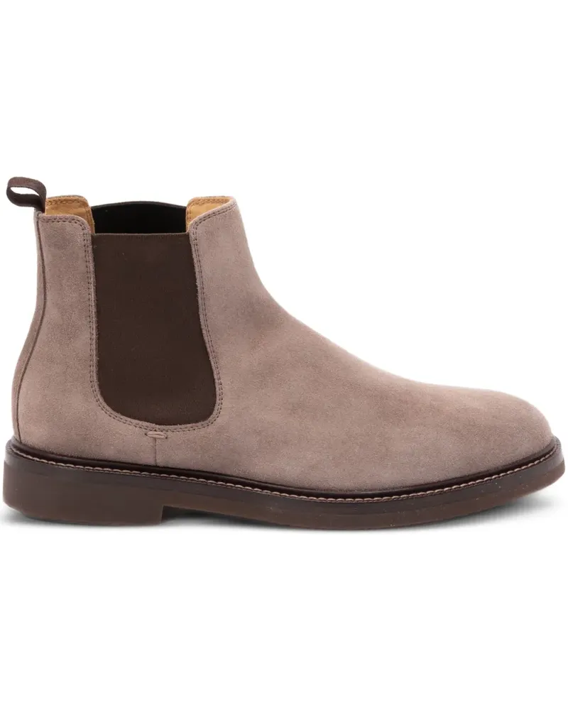 Brunello Cucinelli Chelsea-Boots aus Wildleder - Nude Nude