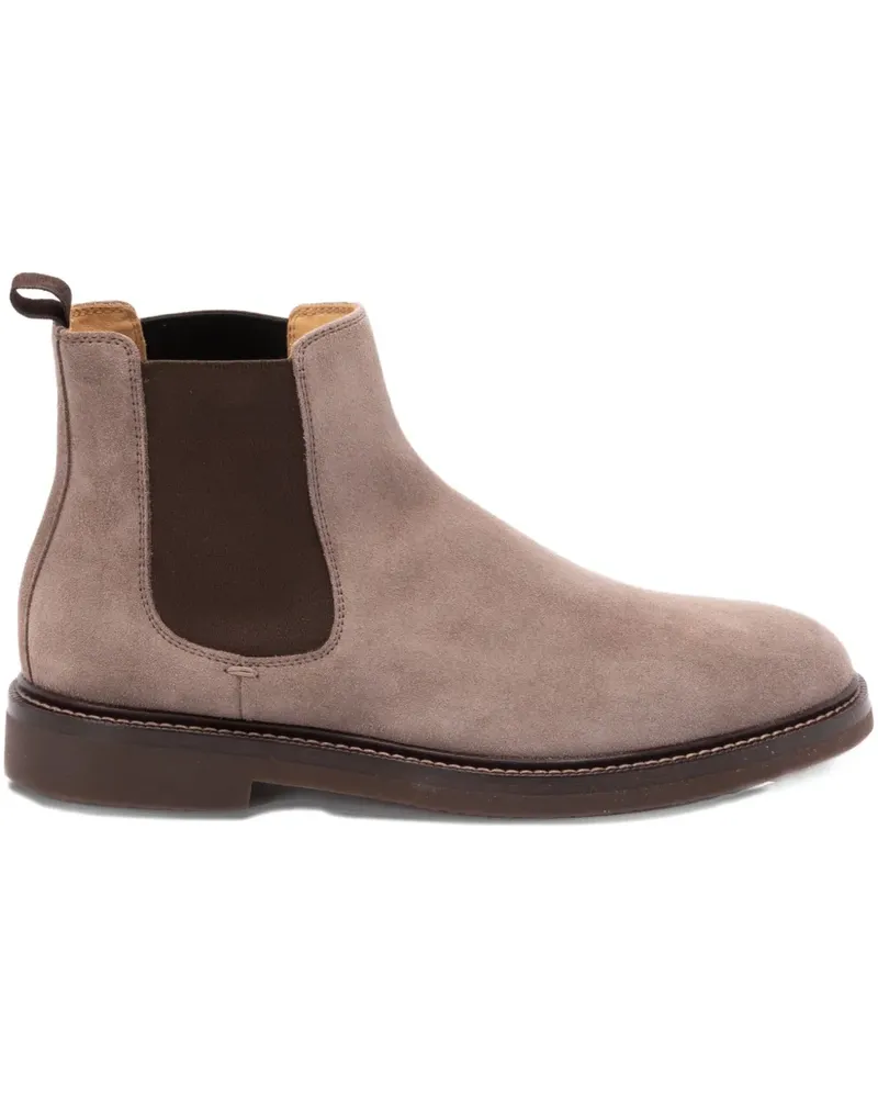 Brunello Cucinelli Chelsea-Boots aus Wildleder - Nude Nude
