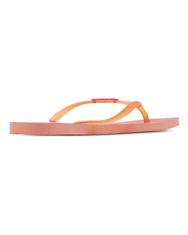 Havaianas Flip-Flops mit Marmormuster - Orange Orange