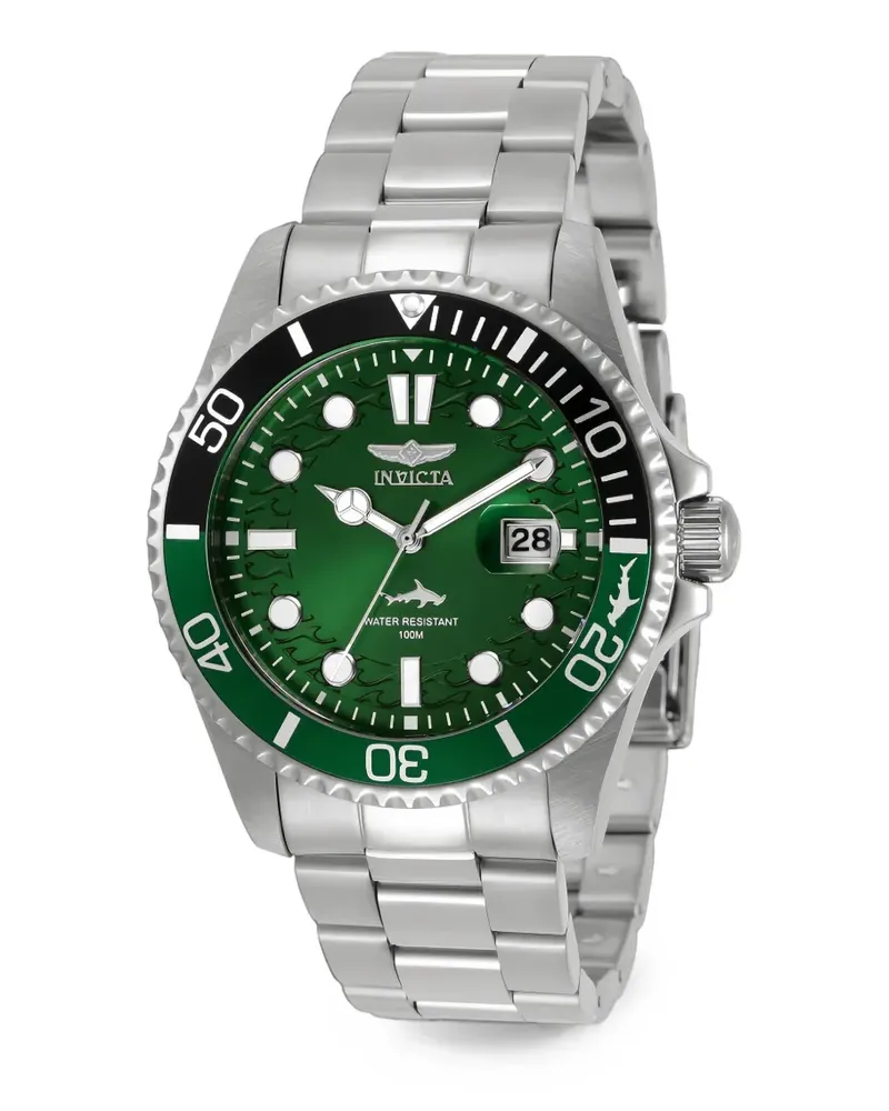 Invicta Pro Diver Armbanduhr 43mm - Grün Grün