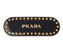 Haarspange mit Logo-Print - Schwarz