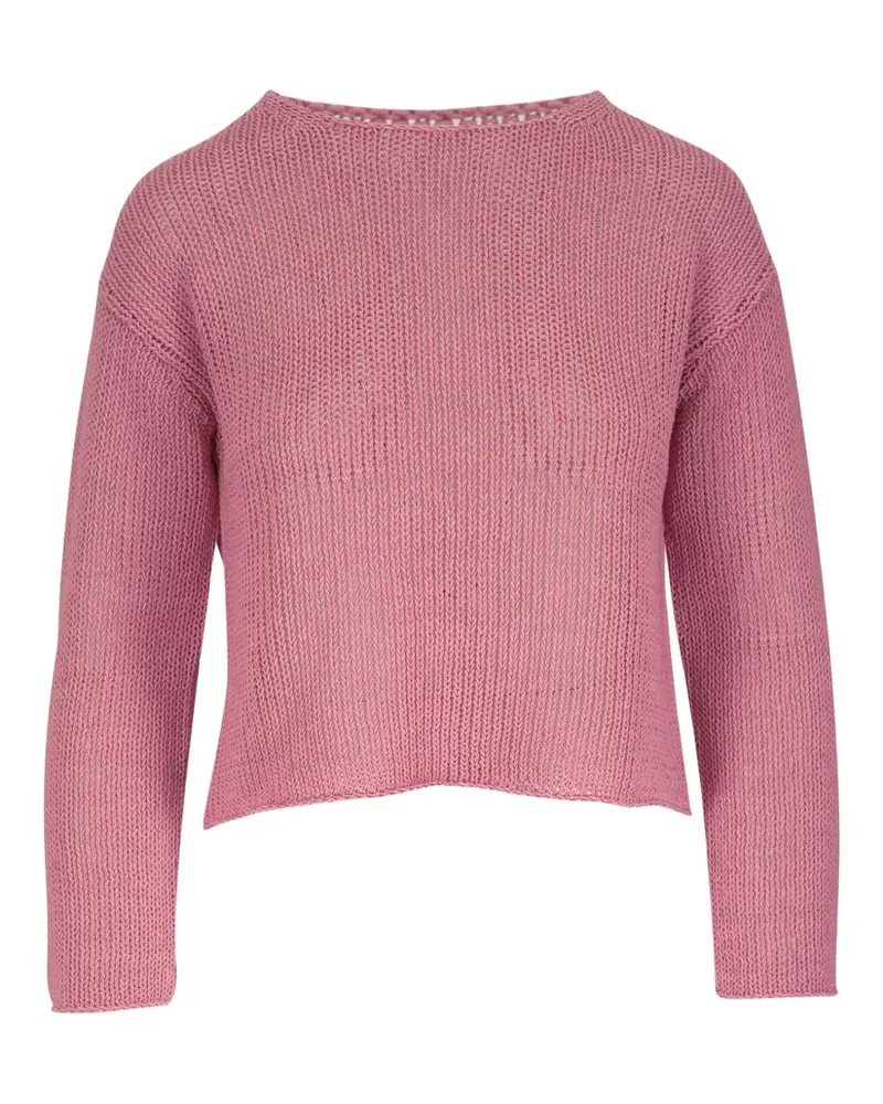 Vince Gestrickter Cropped-Pullover - Rosa Rosa
