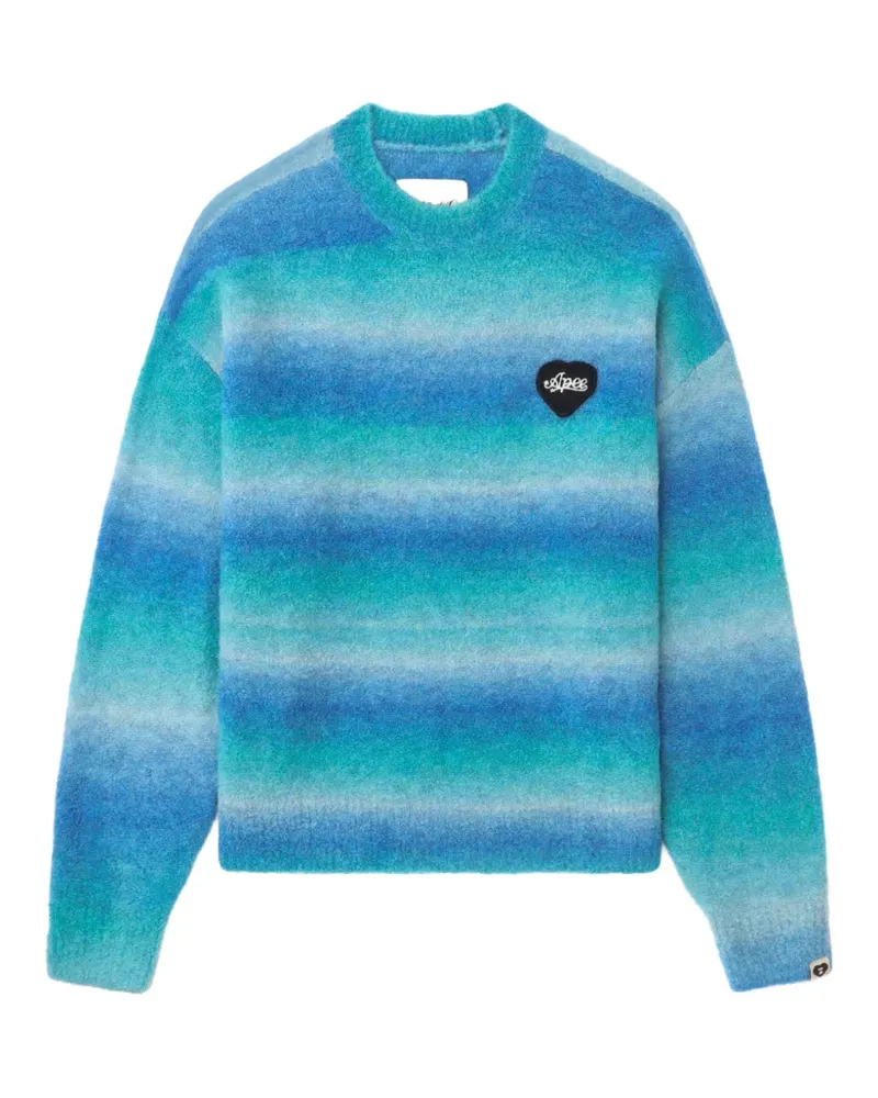 BAPE Spray Dye Pullover - Blau Blau