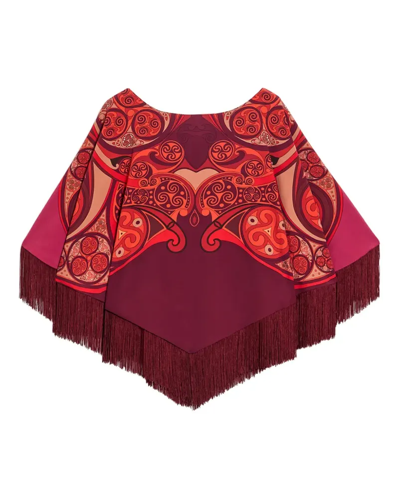 La DoubleJ Mini Poncho - Rot Rot