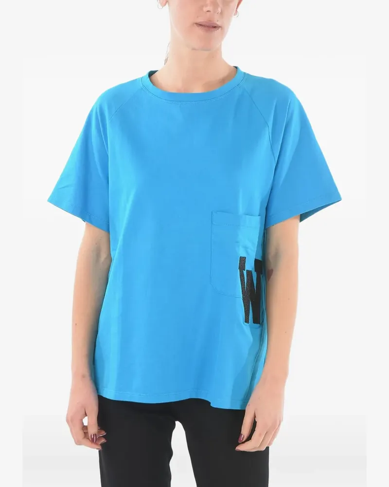 Woolrich logo-detail T-shirt - Blau Blau