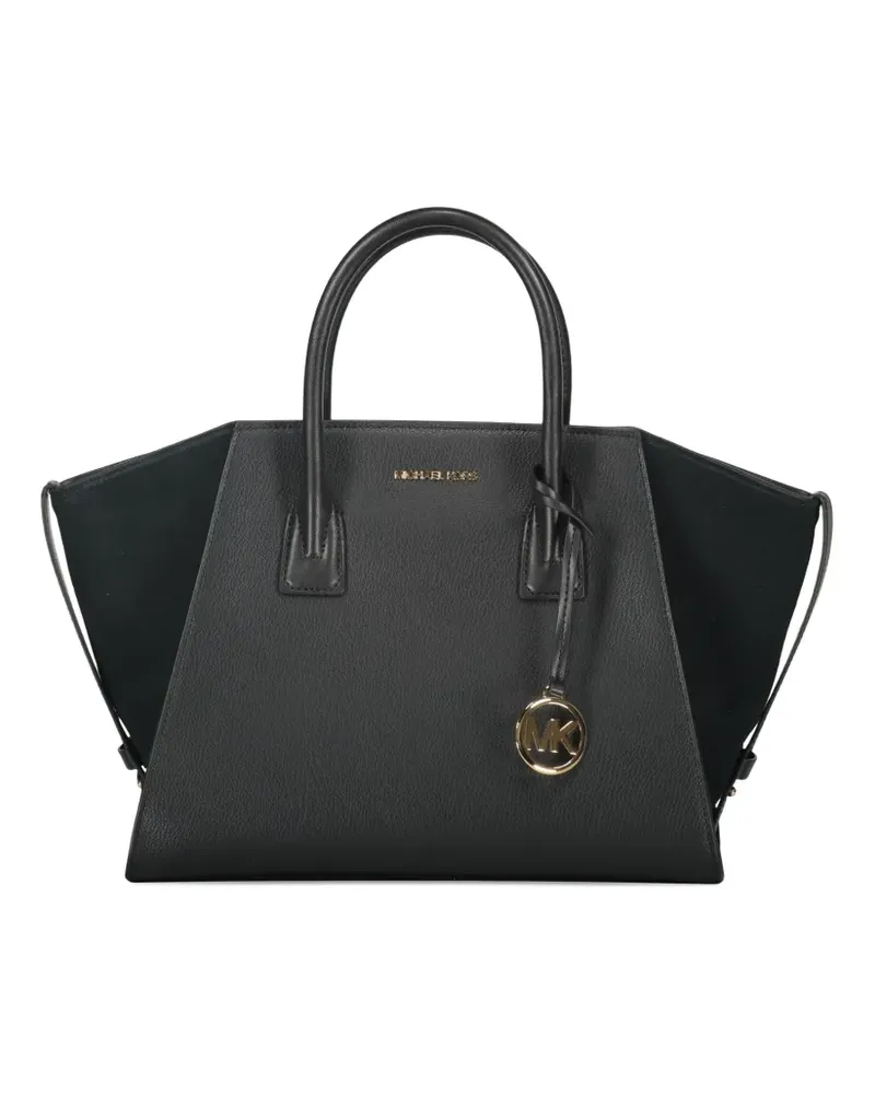Michael Kors Avril Tote Bag aus Leder - Schwarz Schwarz