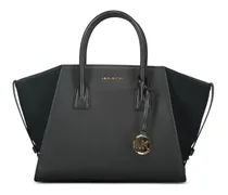 Avril Tote Bag aus Leder - Schwarz