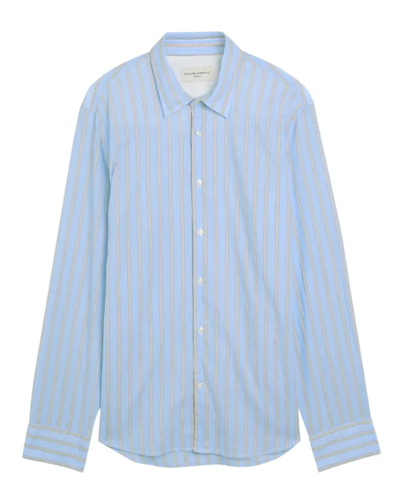 Officine Generale striped shirt - Blau Blau