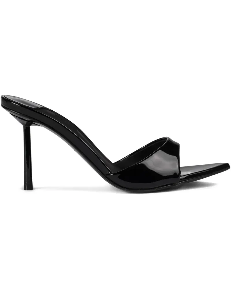 Le Silla Bella Sandalen aus Lackleder 80mm - Schwarz Schwarz