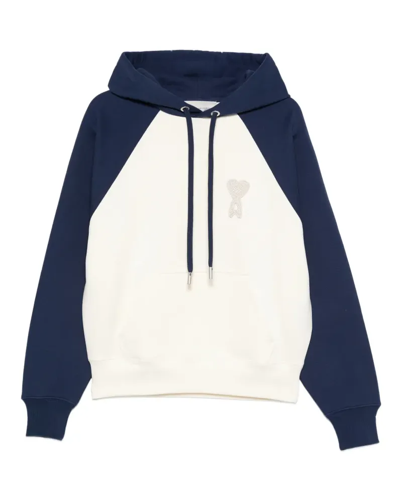 AMI Paris raglan-sleeves hooded - Weiß Weiß