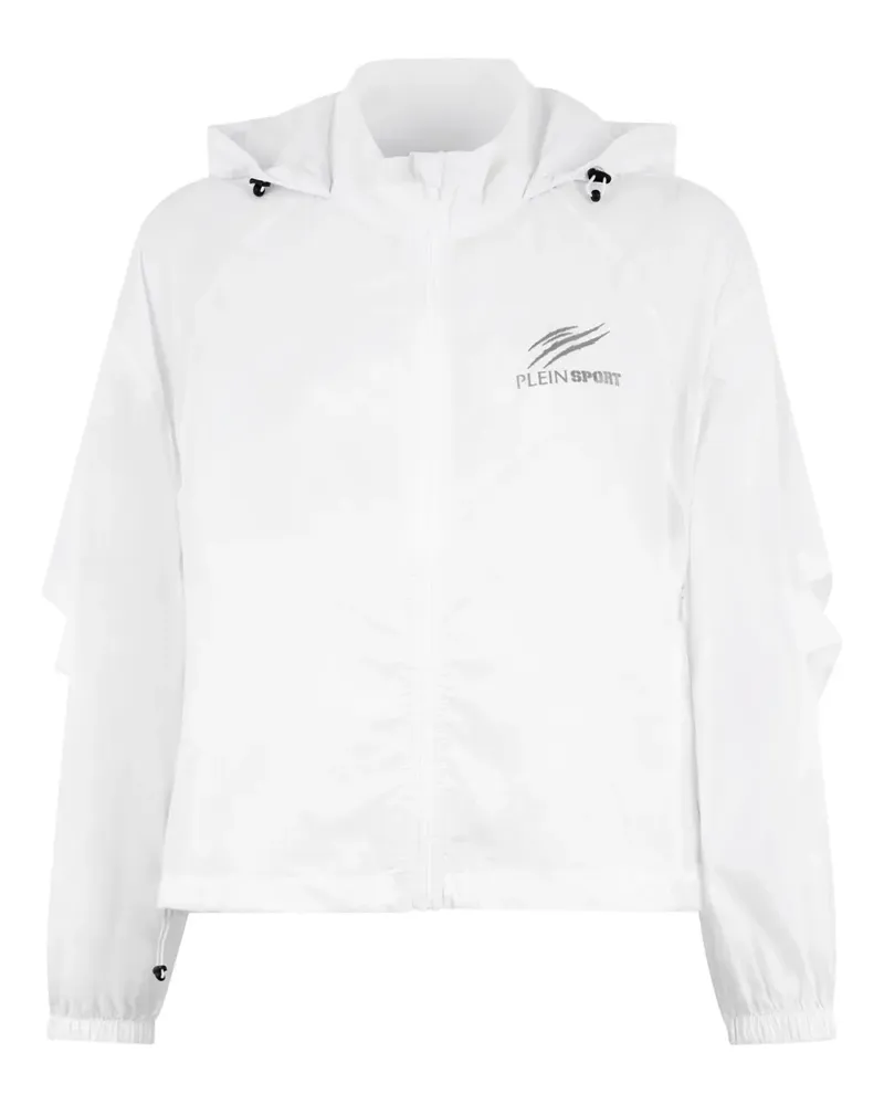 Philipp Plein Windbreaker mit Kapuze - Weiß Weiß