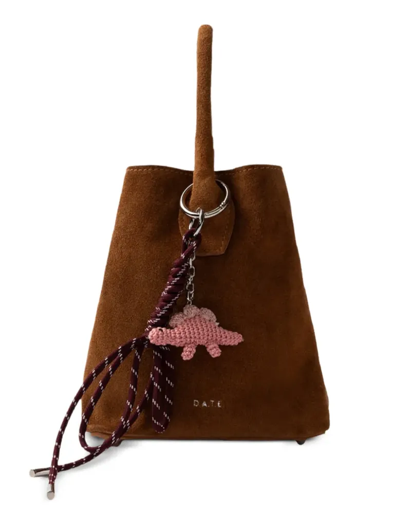D.A.T.E. charm leather shoulder bag - Braun Braun