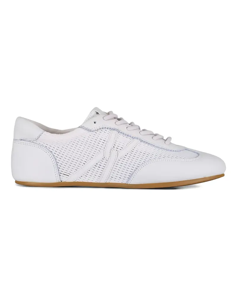 Veronica Beard Riviera mesh panelled sneakers - Weiß Weiß