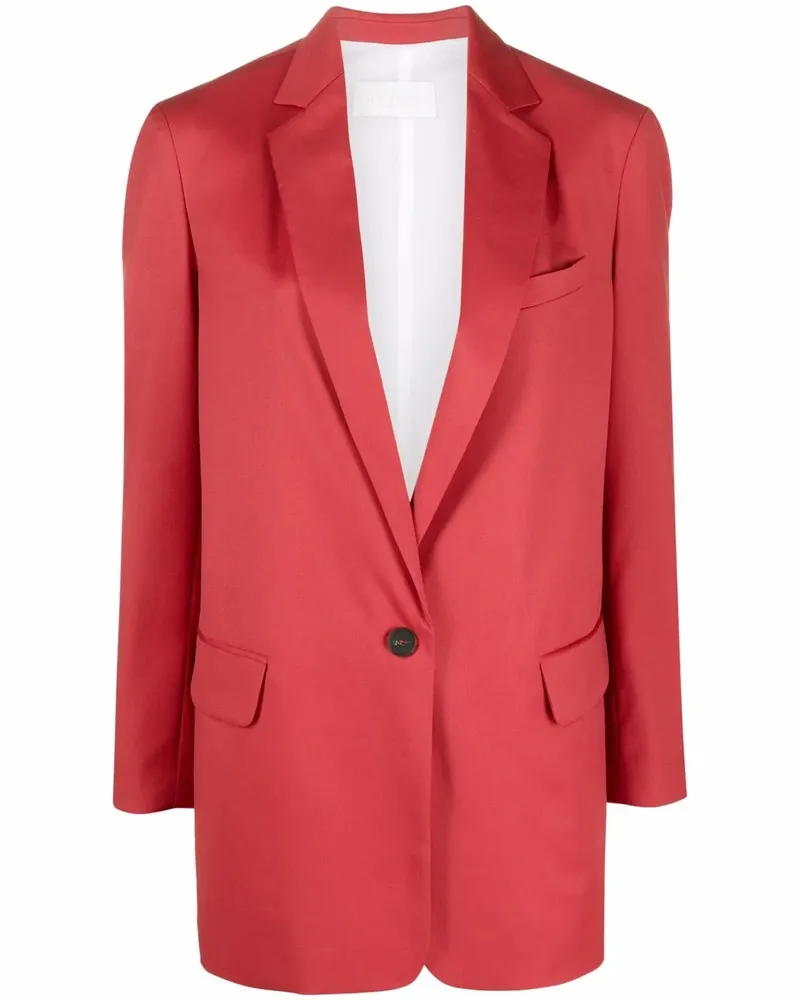 Fabiana Filippi Blazer mit fallendem Revers - Rot Rot