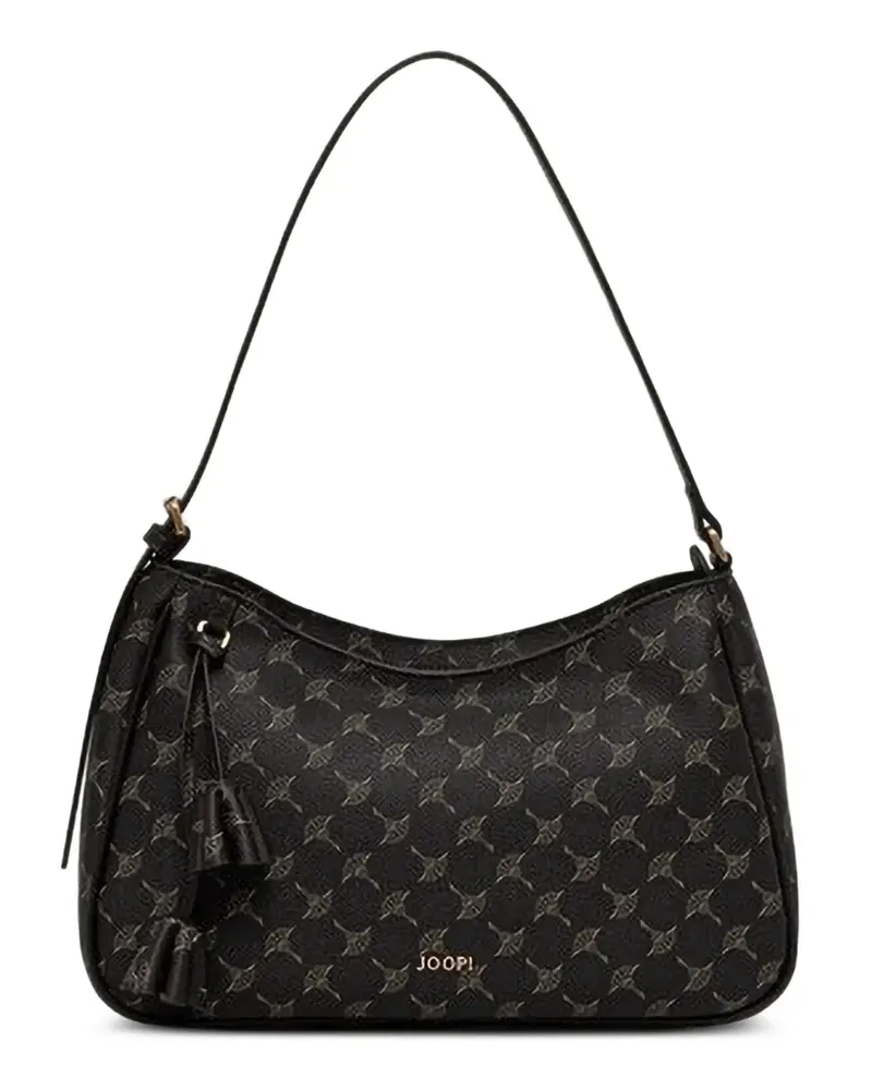 JOOP! Cortina Xara Schultertasche mit Logo-Print und Quaste - Braun Braun