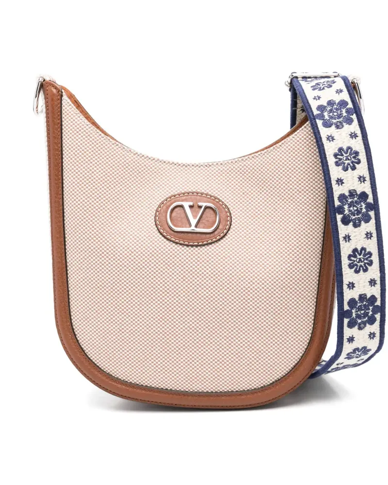 Valentino Garavani Mittelgroße Antibes Schultertasche - Nude Nude