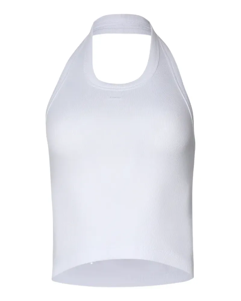 VETEMENTS Geripptes Neckholder-Top - Weiß Weiß