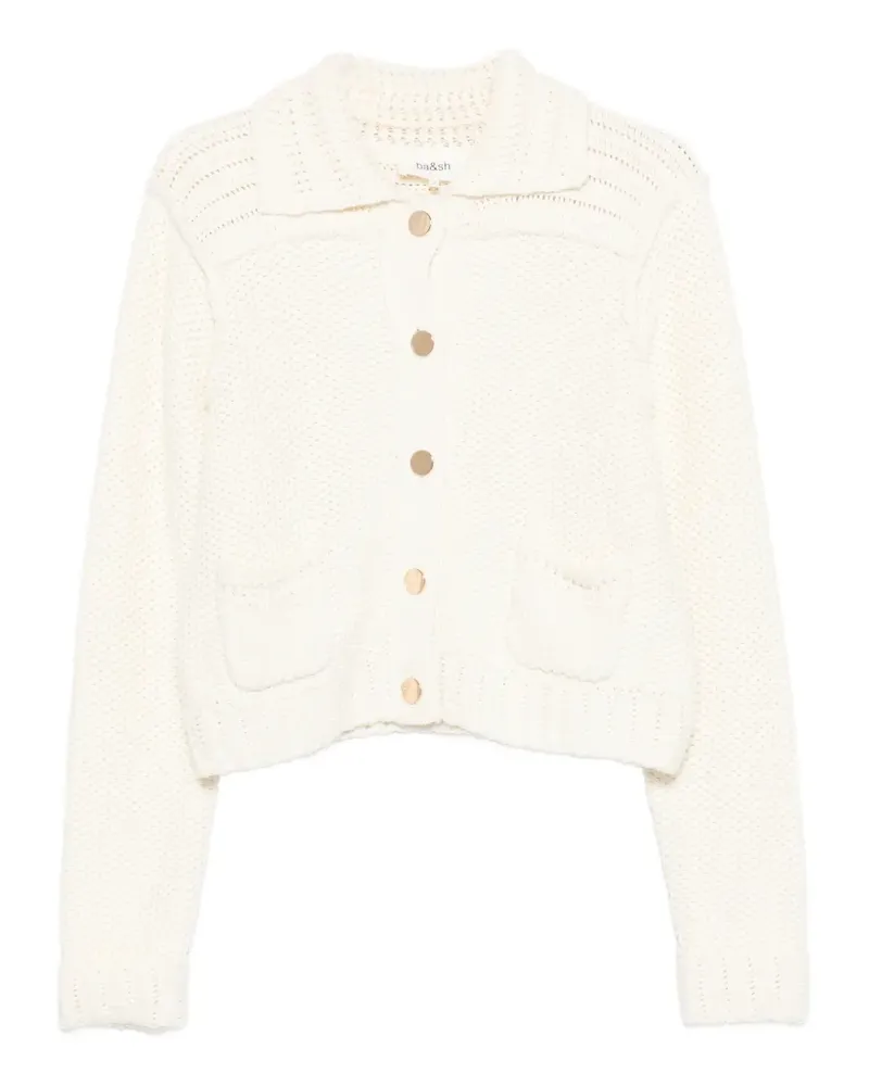 ba&sh Federica Cardigan mit Vordertasche - Nude Nude