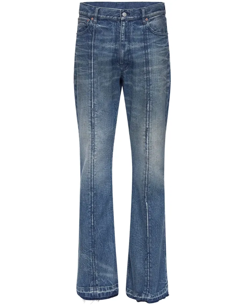 Maison Margiela Jeans mit Nummern-Motiv - Blau Blau
