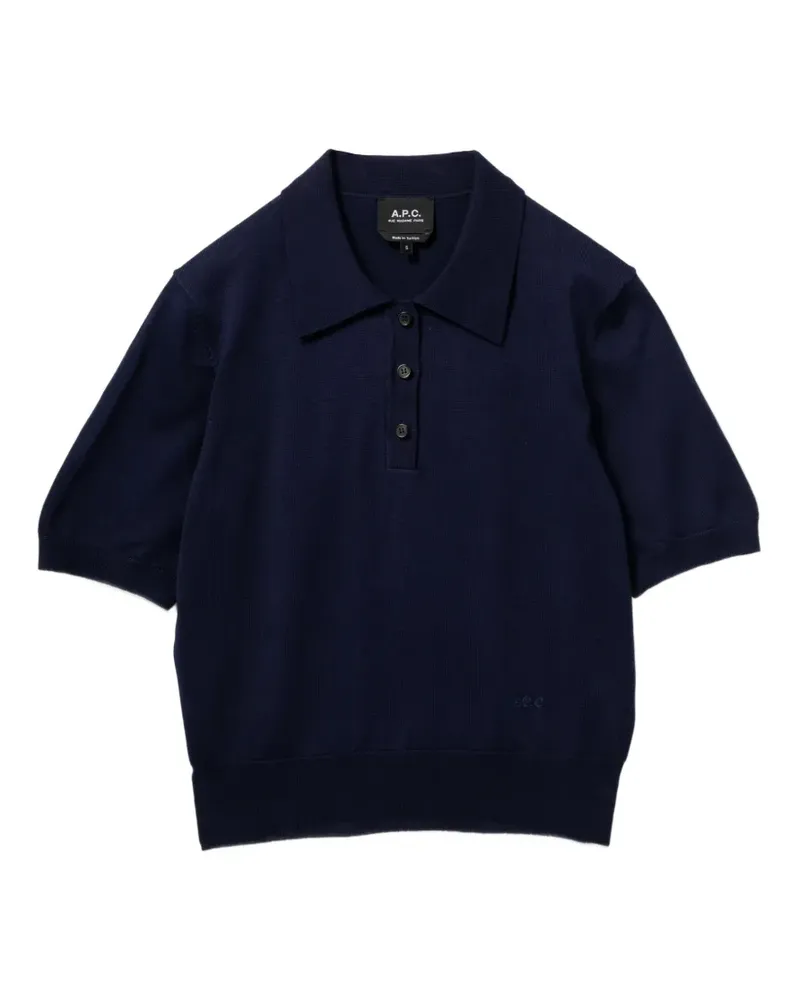 A.P.C. Ruby Poloshirt - Blau Blau