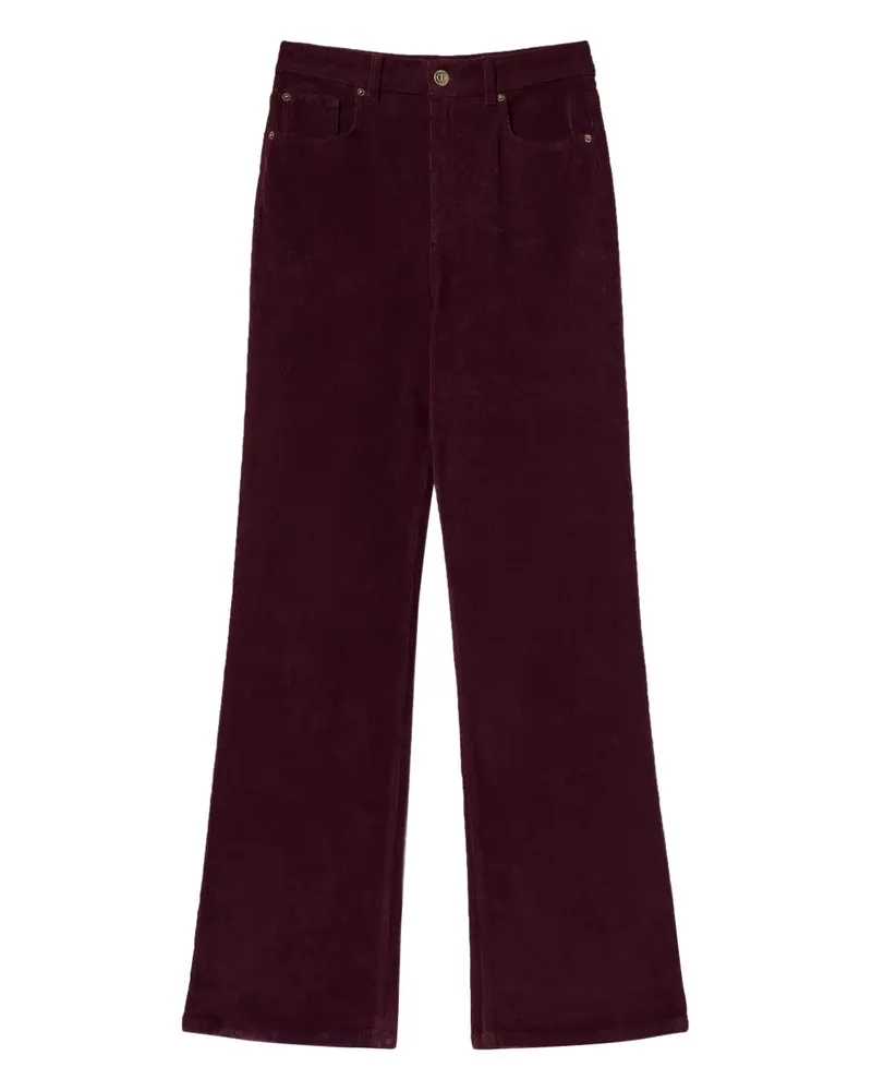 Twin-Set Cordhose im Five-Pocket-Design - Violett Violett