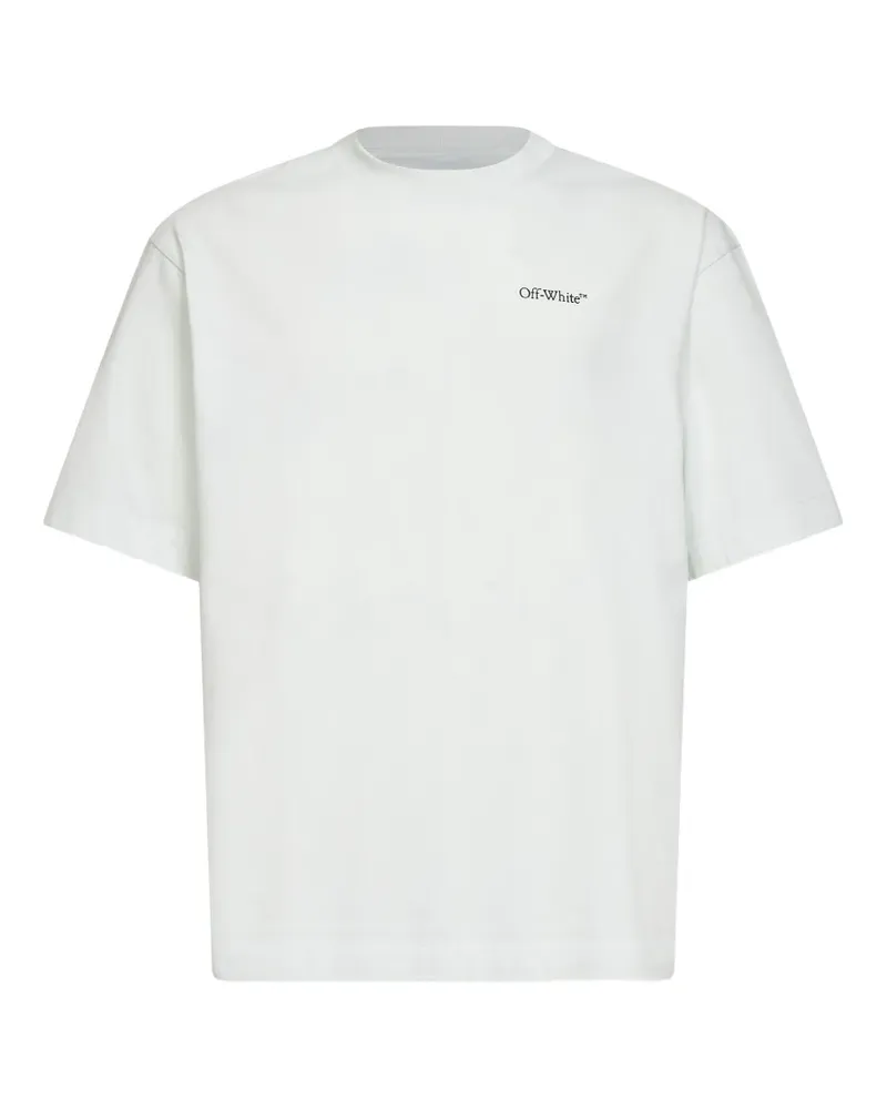 OFF-WHITE T-Shirt mit Logo-Print - Weiß Weiß