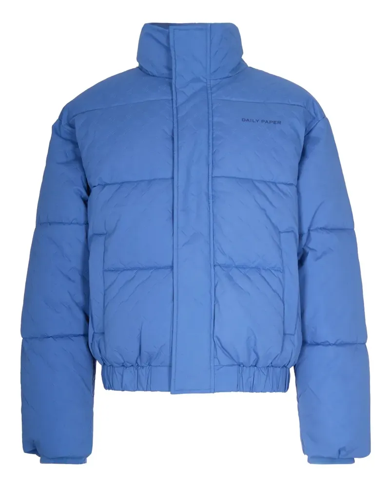 Daily Paper Gefütterte Jacke mit Stehkragen - Blau Blau