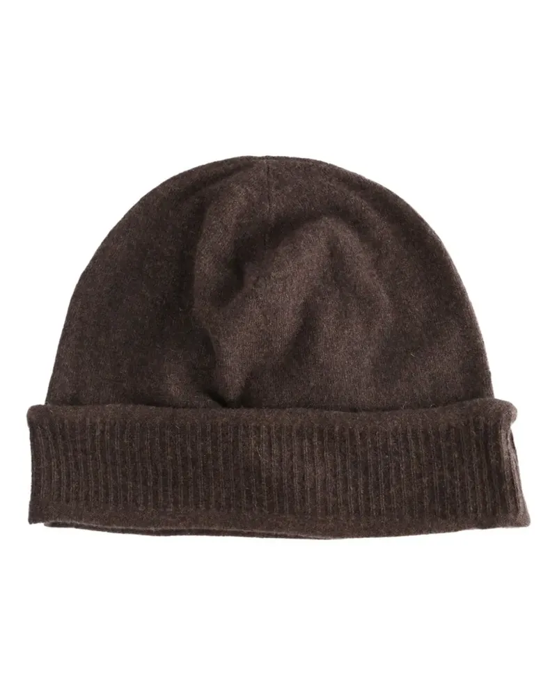 Ziggy Chen wool beanie hat - Braun Braun