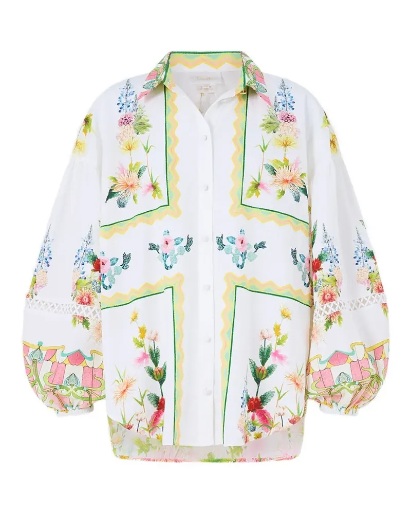 Camilla The Call Of Catalonia blouse - Weiß Weiß