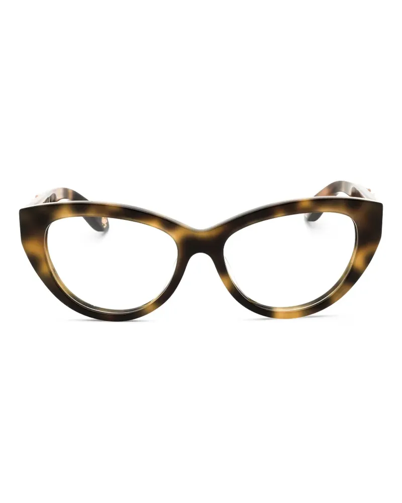 Roberto Cavalli Cat-Eye-Brille in Schildpattoptik - Braun Braun