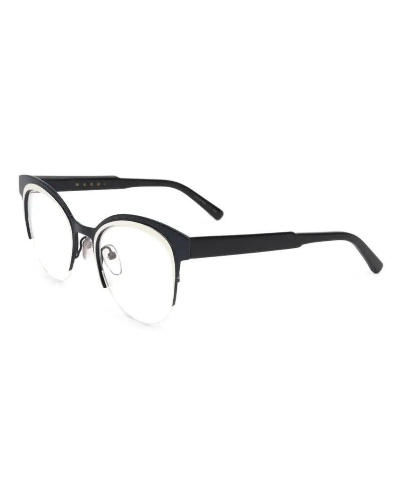 Marni Dunkelgraue Ice Brille 51mm Grau