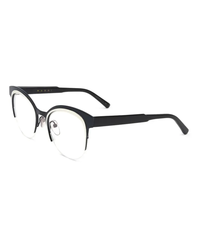 Marni Dunkelgraue Ice Brille 51mm Grau