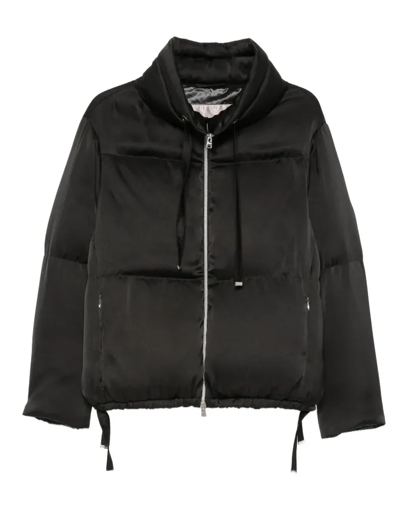 Herno quilted hooded jacket - Schwarz Schwarz