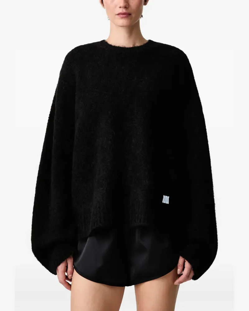WRSTBHVR Enci V3 Pullover mit Logo-Intarsie - Schwarz Schwarz