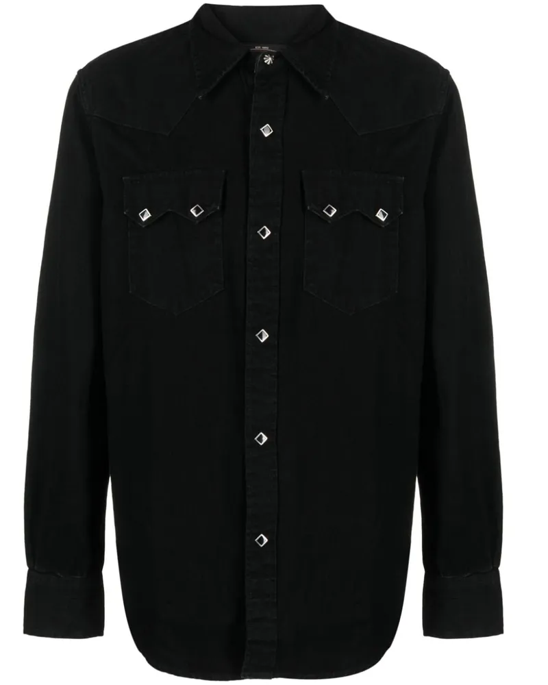 Ralph Lauren Klassisches Hemd - Schwarz Schwarz
