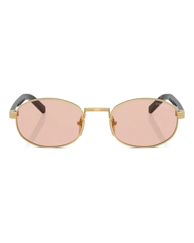 Prada oval-frame sunglasses - Gold Gold
