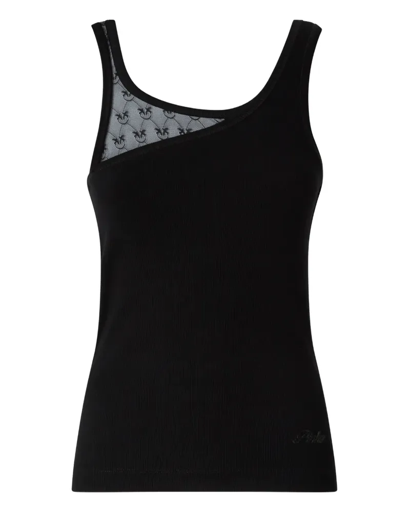 Pinko Camisole-Top mit Spitze - Schwarz Schwarz