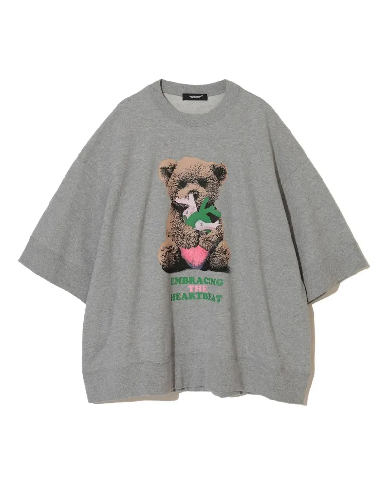 Undercover graphic-print oversized T-shirt - Grau Grau