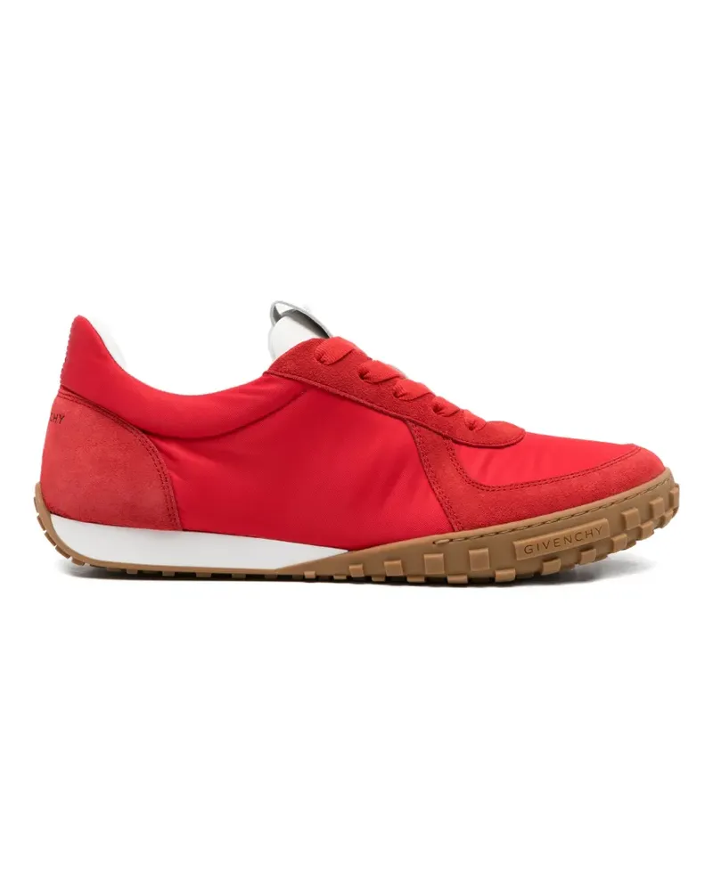 Givenchy Glide suede panelled sneakers - Rot Rot