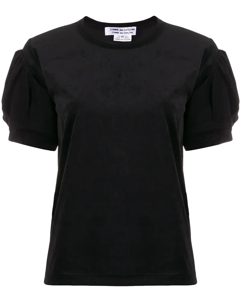 Comme des Garçons T-Shirt mit Puffärmeln - Schwarz Schwarz