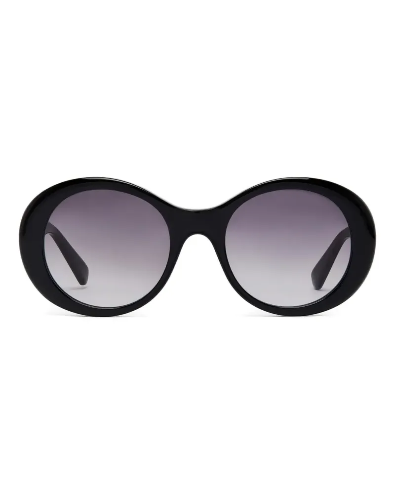 Stella McCartney Runde Falabella Sonnenbrille - Schwarz Schwarz