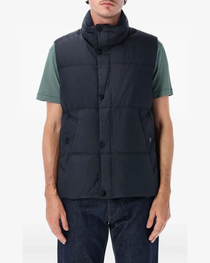 Stone Island Gesteppte Weste - Blau Blau