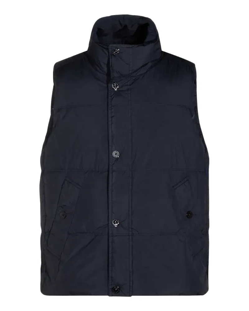Stone Island quilted padded gilet - Blau Blau