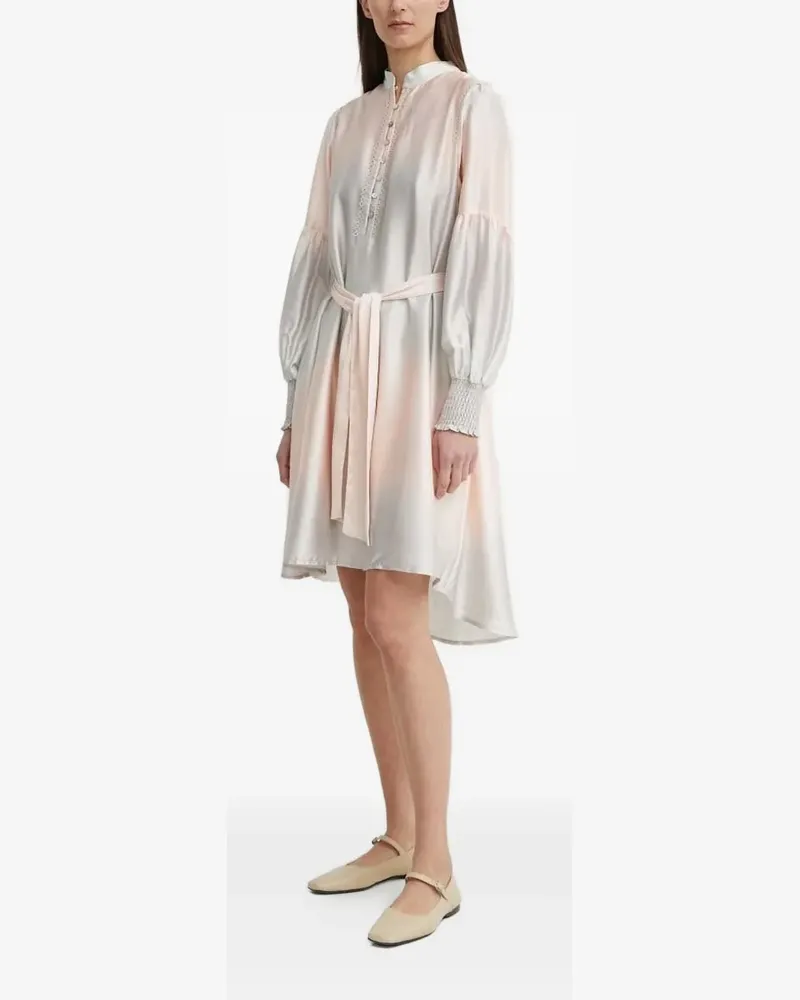 BRUUNS BAZAAR Kleid mit weiten Ärmeln - Rosa Rosa