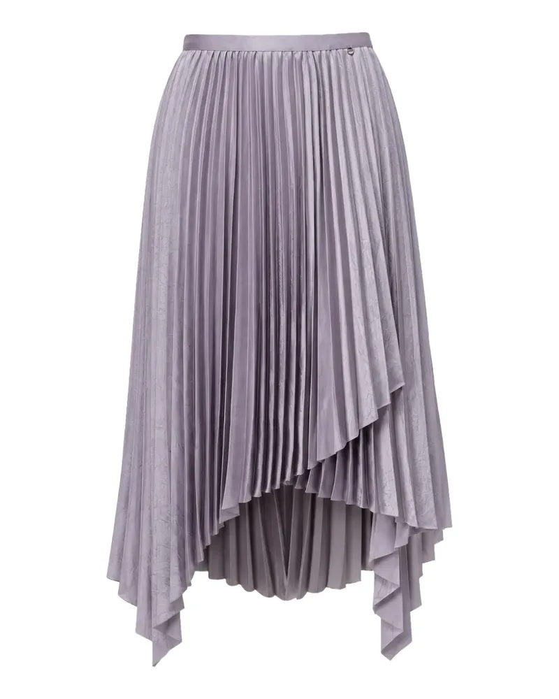 HUGO BOSS asymmetric pleated skirt - Violett Violett